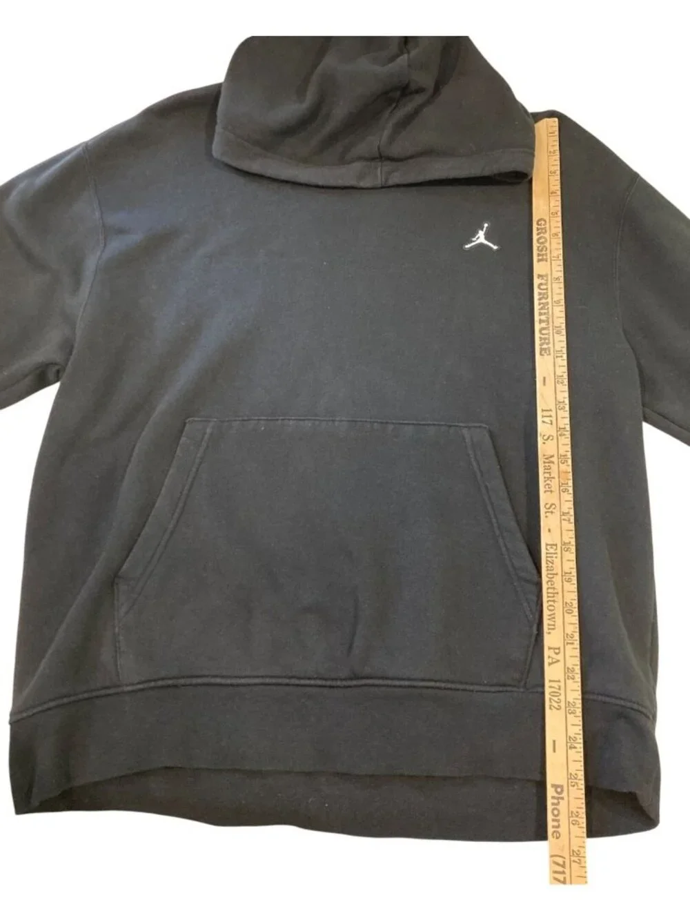 Jordan Brooklyn Pullover Hoodie Sweatshirt L Black Streetwear Sporty Jumpman
